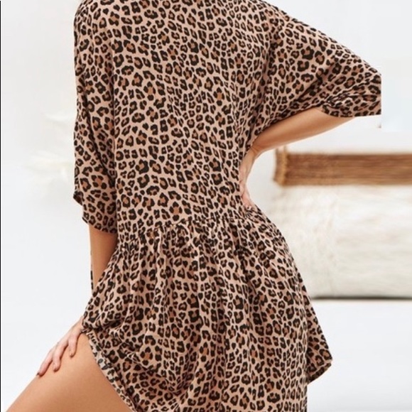 LEOPARD PRINT DRESS - Picture 4 of 5